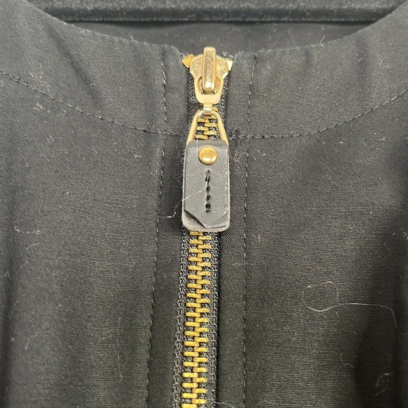 Good American Black Jacket Gold Hardware Zipper Pockets GA Size 0 = XS - Picture 4 of 9